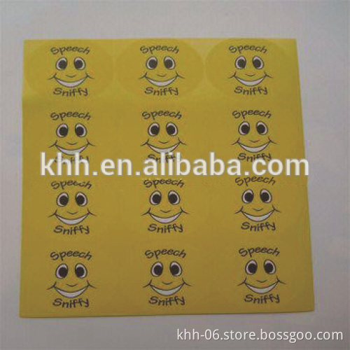 Colorful lable sticker cute printed decorated book or praise for children